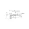 Diebold HSK25E TSF (Slim) Shrink Fit Chucks