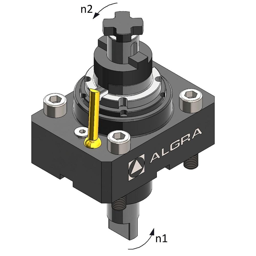 Algra Axial 0° Driven Tool Holder – Milling Arbor output