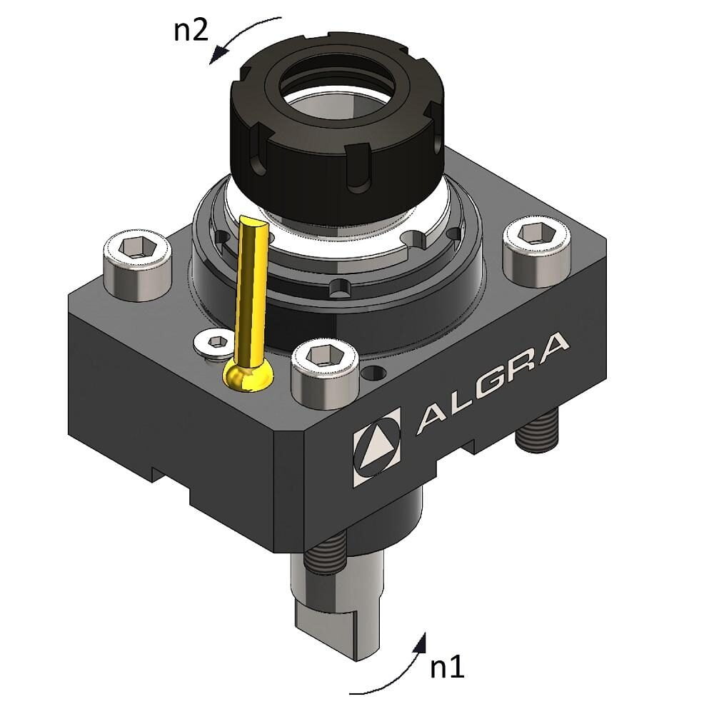 Algra Axial 0° Driven Tool Holder
