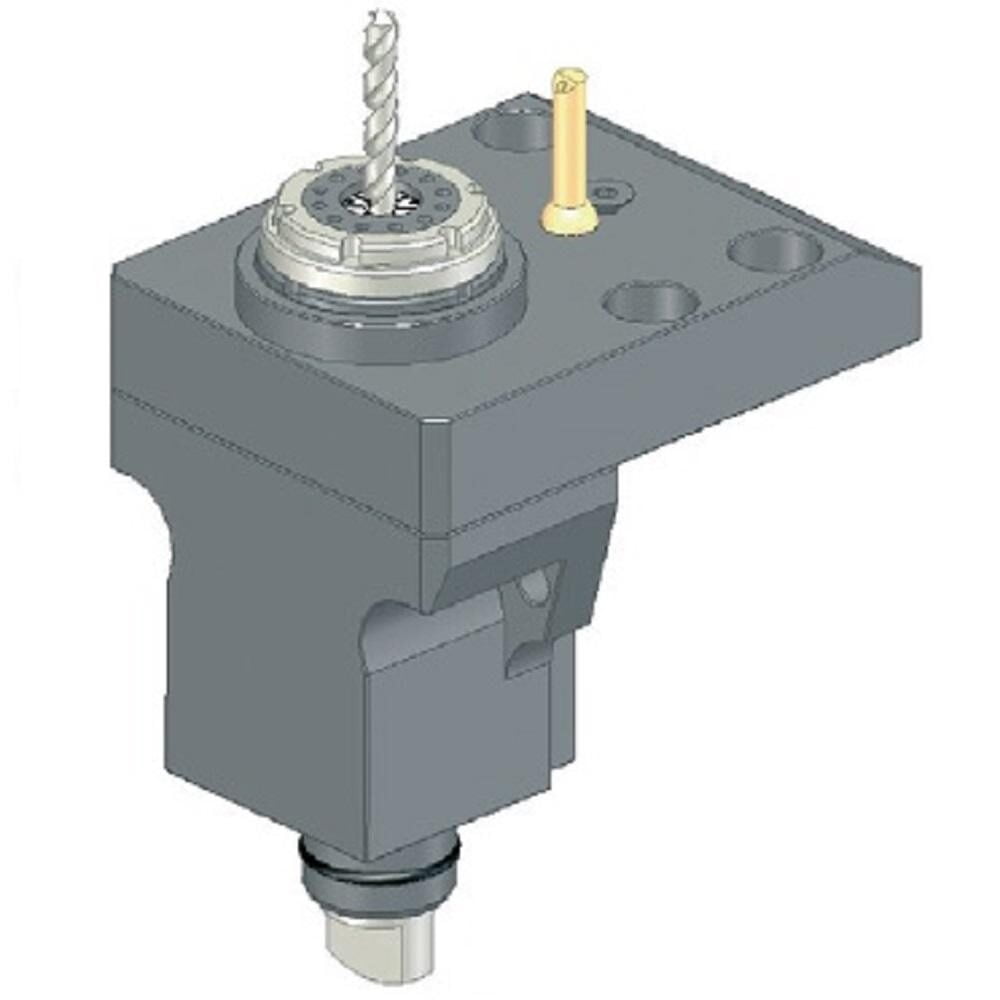 Algra Axial 0° ER Driven Tool Holder - Internal Nut
