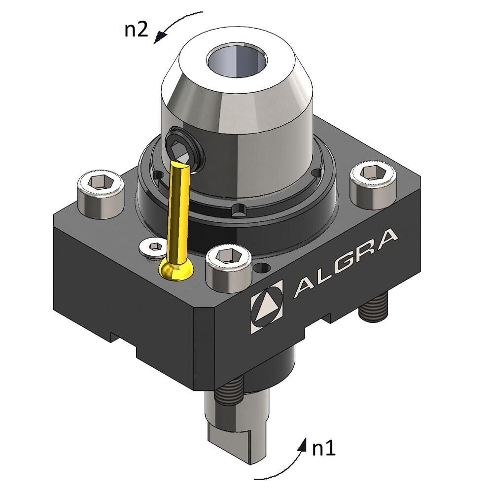 Algra Axial 0° Driven Tool Holder - Weldon