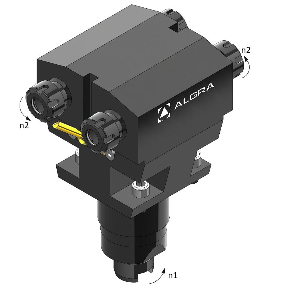 Algra Radial 90° Driven Tool Holder - Multiple output