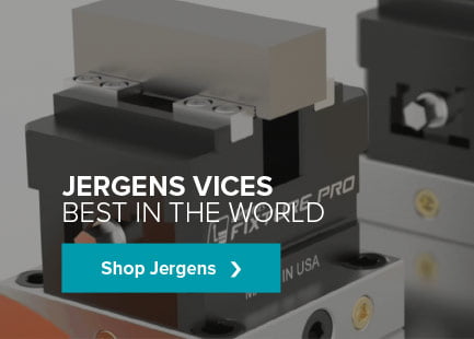 Jergens workholding vices, vises, 5th axis, 5 axis, vice, vise, workholding, tooling,