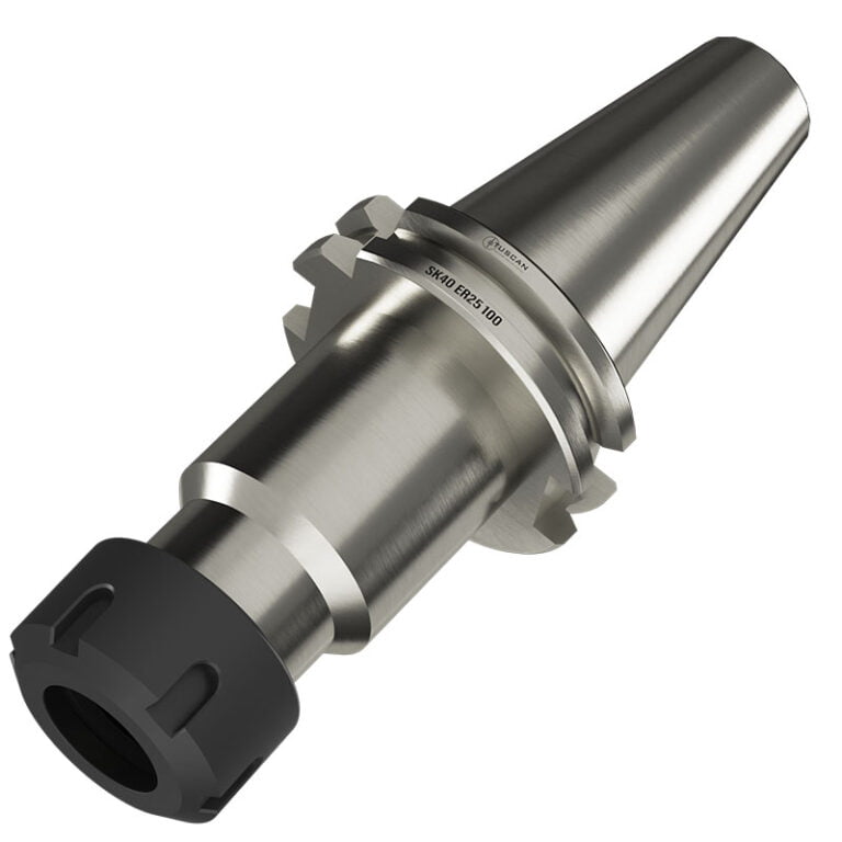 Tuscan SK40 ER25 Collet Chuck, 100mm Gauge Length