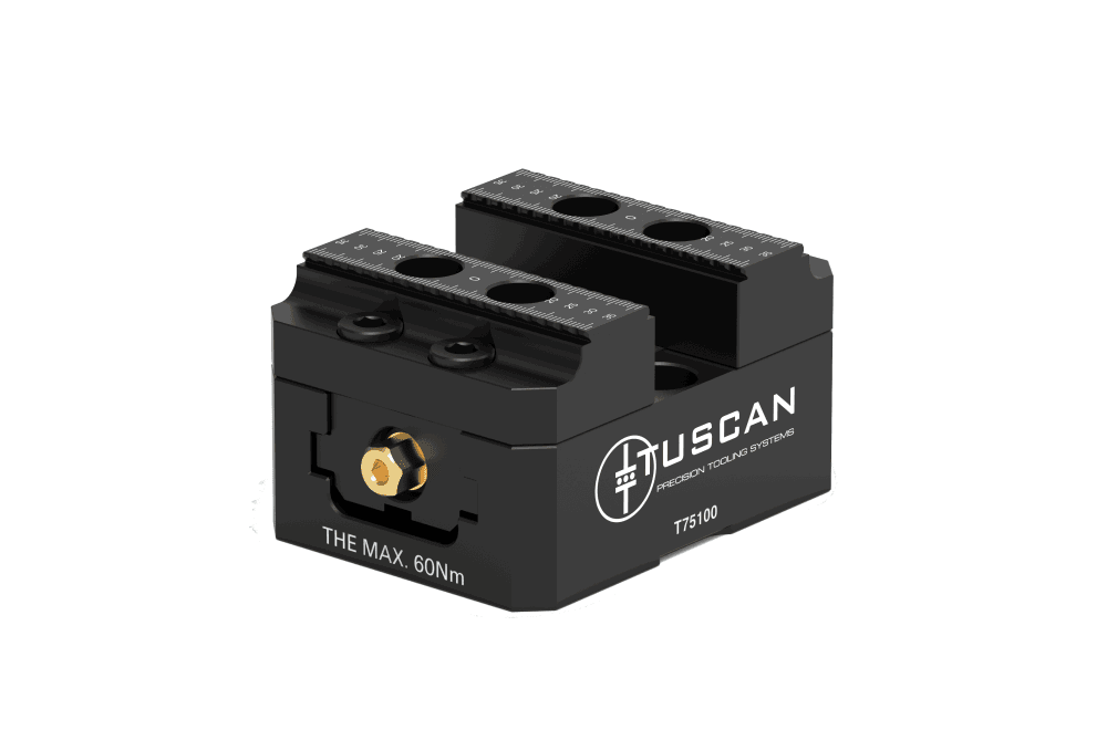 Tuscan 5-Axis T75100 Self-Centring Dovetail Vice – V75100X Alternative