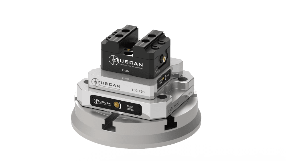 Tuscan 5-Axis T75100 Self-Centring Dovetail Vice – V75100X Alternative