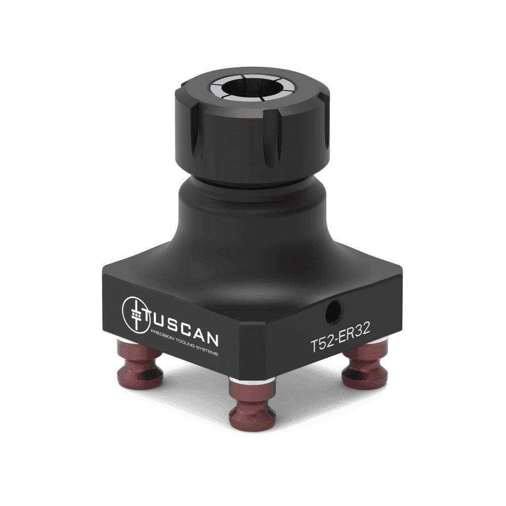 Tuscan ER32 Collet Fixture | 52mm Pitch | Round Part Clamping – CERX-32 Alternative