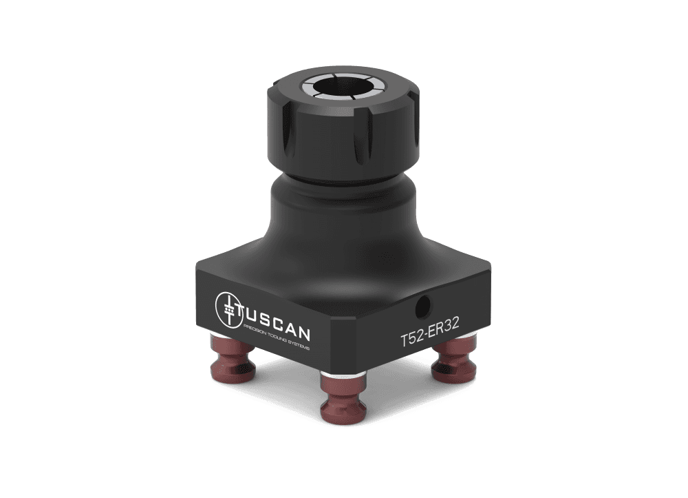 Tuscan ER32 Collet Fixture | 52mm Pitch | Round Part Clamping – CERX-32 Alternative
