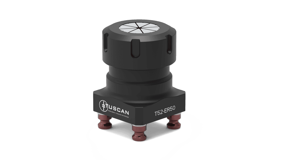 Tuscan ER50 Collet Fixture | 52mm Pitch | Round Part Clamping