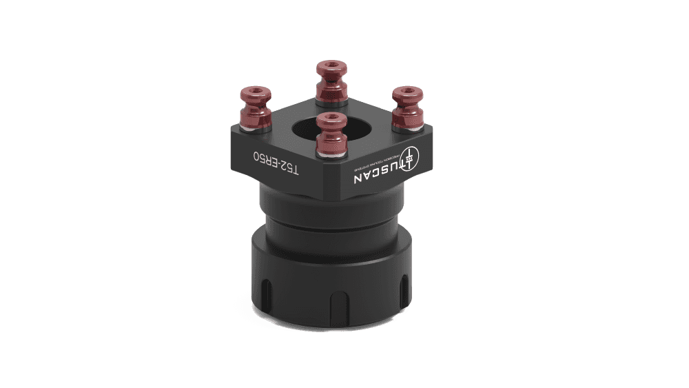 Tuscan ER50 Collet Fixture | 52mm Pitch | Round Part Clamping