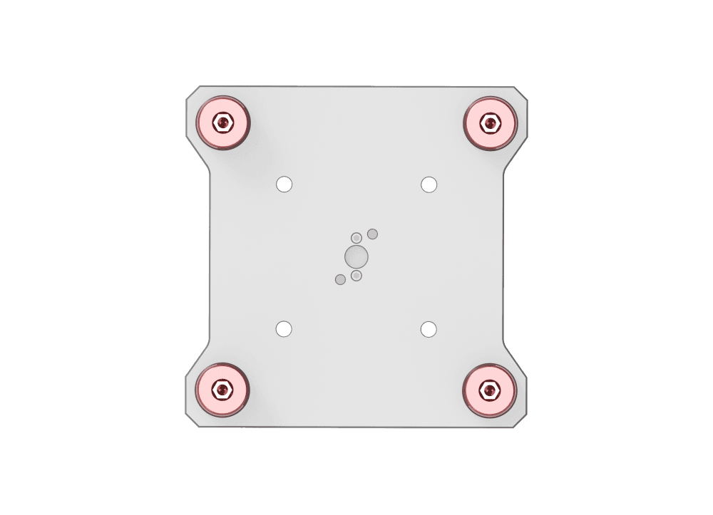 Tuscan 52 -96mm Steel Low‑Profile Zero‑Point Adaptor Base | 96mm Pitch | High Clamping Force