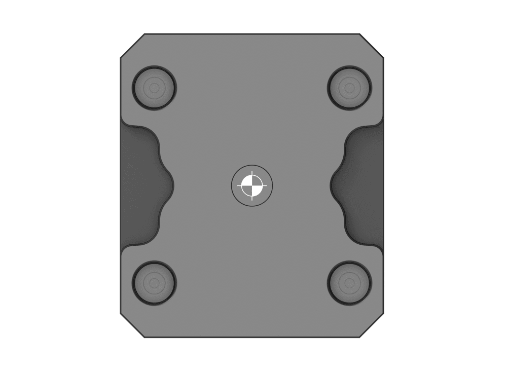 Tuscan 96mm Steel Zero‑Point Riser Adaptor | 96mm Pitch | High Clamping Force