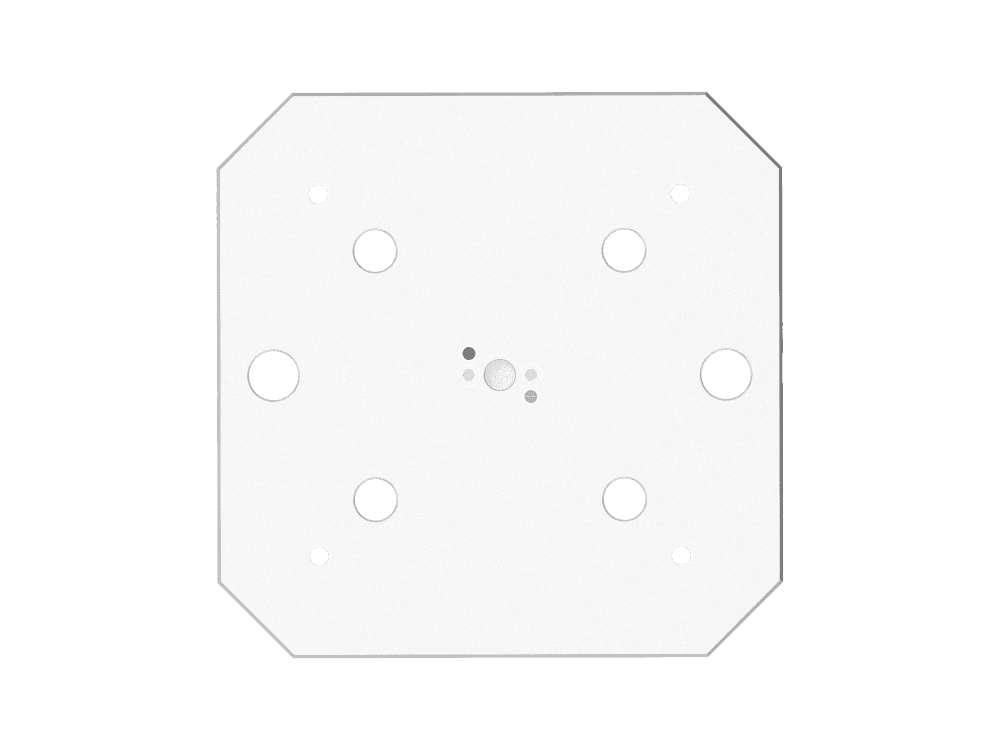 Tuscan 96 mm Steel Low‑Profile Zero‑Point Base | 4 x M10 at 90° on 66mm PCD, 2 x M12 at 180° on 120mm PCD | High Clamping Force