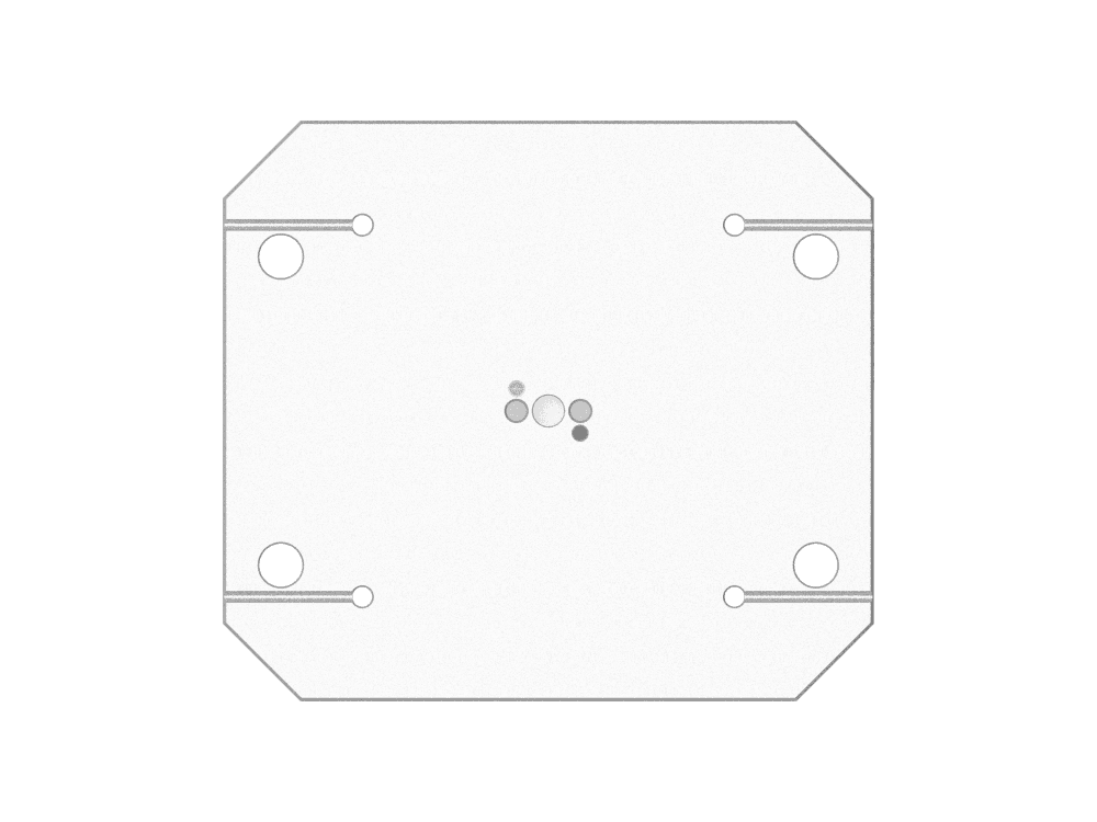 Tuscan 96 mm Steel Low‑Profile Zero‑Point Base | 4 x M10 at 60° on 159mm PCD | High Clamping Force