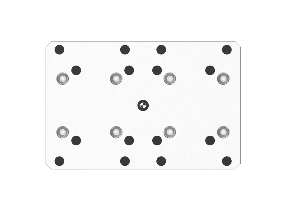 Tuscan 96 mm Steel Double Low-Profile Zero‑Point Base | Various Mounting Options | High Clamping Force