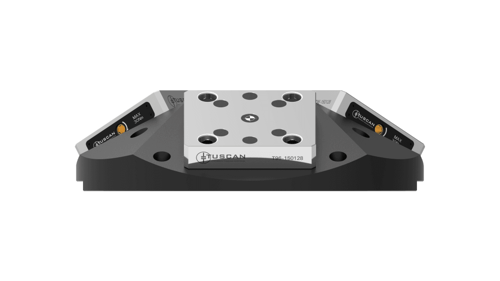 Tuscan 96mm Steel 3-Sided Zero‑Point Pyramid | Optional Mounting | High Clamping Force