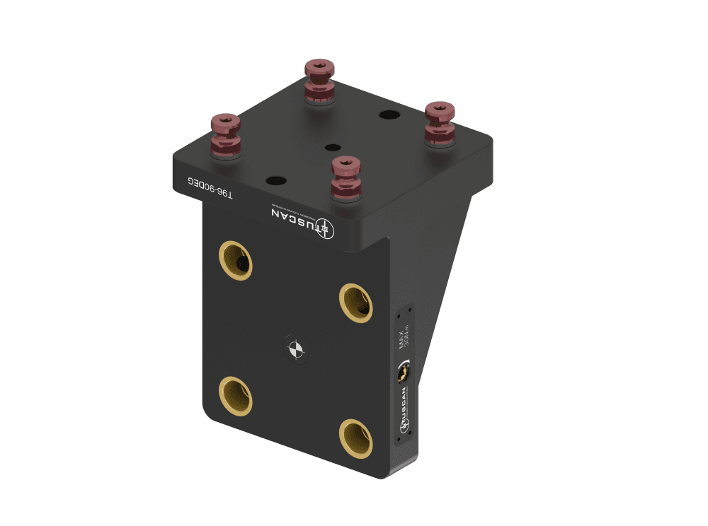 Tuscan 96 mm Steel 90° Angle Zero‑Point Base | 96mm Pitch | High Clamping Force