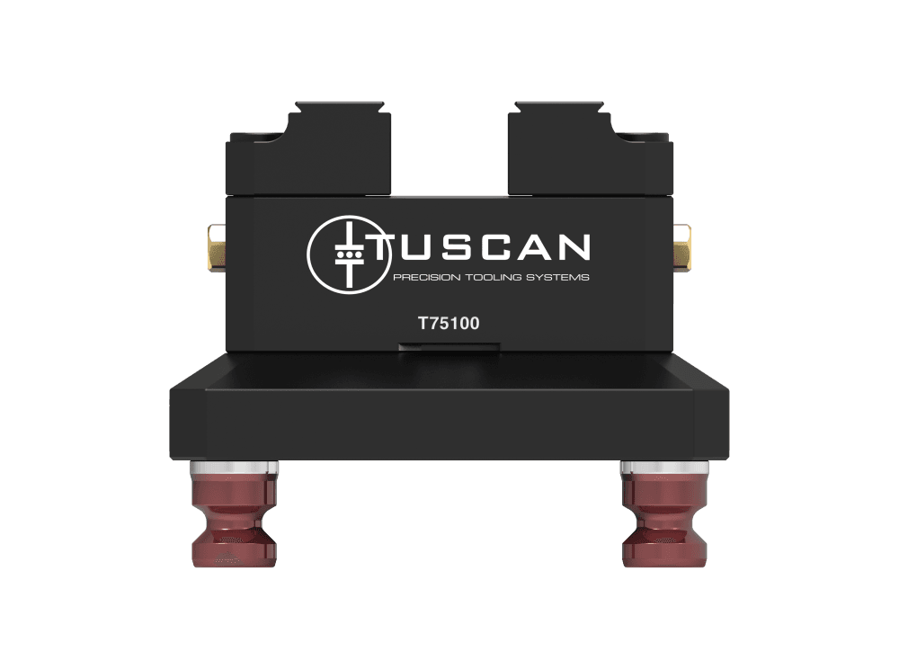 Tuscan 5-Axis Vice T75100 Self-Centring Dovetail Vice with 96mm Adaptor – R96-V75100X Alternative